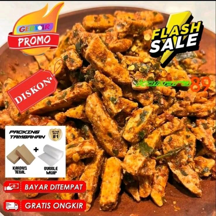 basreng pedas aroma daun jeruk kemasan 1kg 0