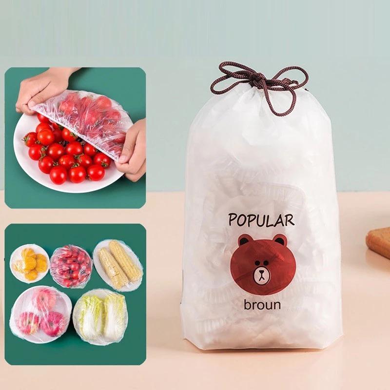 Màng Bọc Thực Phẩm Túi Bọc Thực Phẩm Set ~ 100 Tiện Lợi