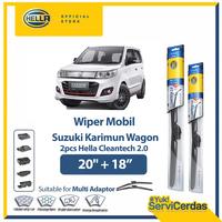 Gambar Wiper Mobil SUZUKI Karimun Wagon 20” + 18” (2pcs) - HELLA Cleantech 2.0 dari Hella Indonesia Official Store Kota Administrasi Jakarta Pusat 1 Tokopedia