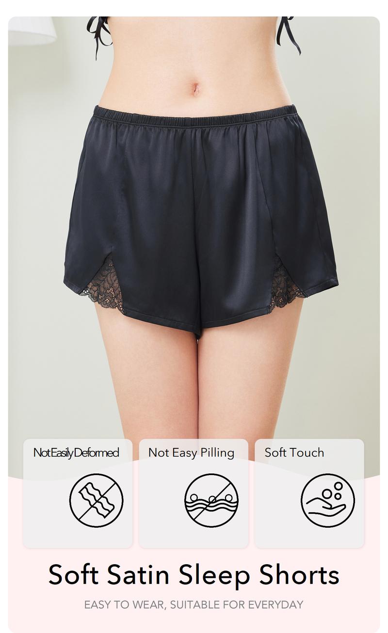 Product Introduction of 6IXTY8IGHT ESME SATIN SLEEP SHORTS FOR WOMAN GIRL HW09575 1