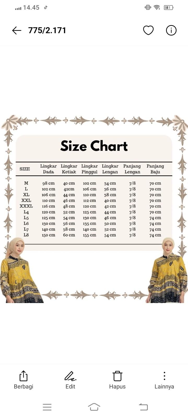 Product Introduction of Blouse Mega Mendung - Baju Batik Wanita Kerja Blouse Motif Mega Mendung Warna soft 0