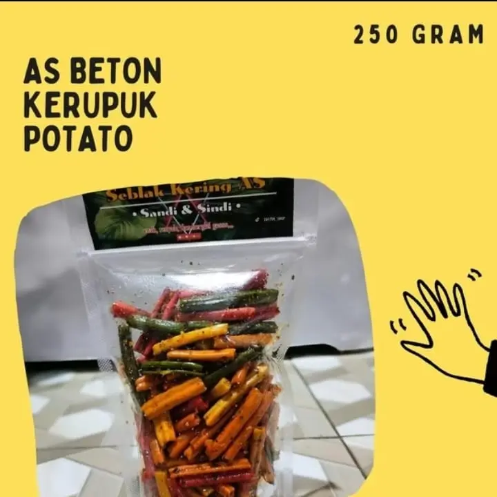 AS BETON 250GR KERUPUK POTATO