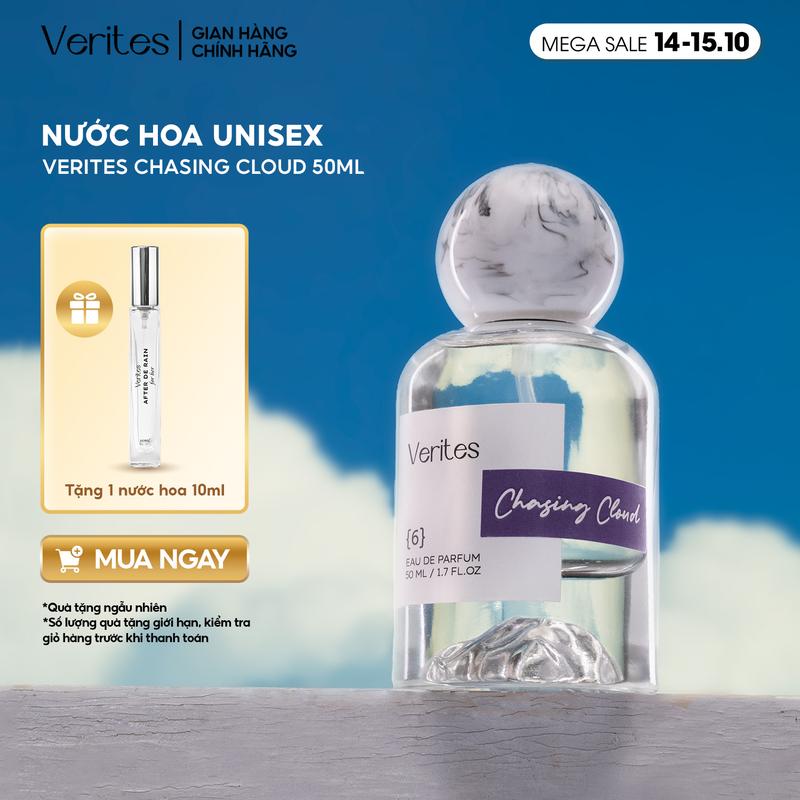Nước Hoa Verites CHASING CLOUD 50ml Hương Thơm Tươi Mới, Phóng Khoáng, Tự Do EDP 20%