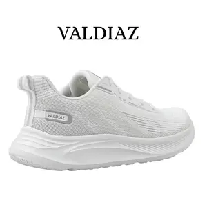 VALDIAZ Sepatu Sneakers Running Wanita & Pria Bahan Mesh Embos Size 36-41 Heel 3 cm Outdoor Harga Termurah Free Innerbox