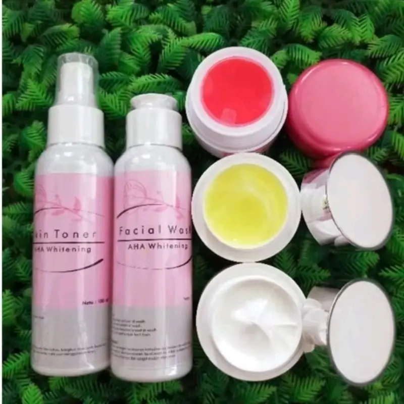 PAKET XBEAUTYSKIN PLATINUM BPOM Facial Wajah Mencerahkan Mengencangkan Memutihkan Perawatan Kosmetik Toner Kotoran Kering 2