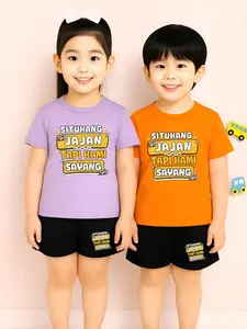 setelan basic unisex anak-anak si tukang jajan tapi kami sayang baju setelan anak laki-laki perempuan