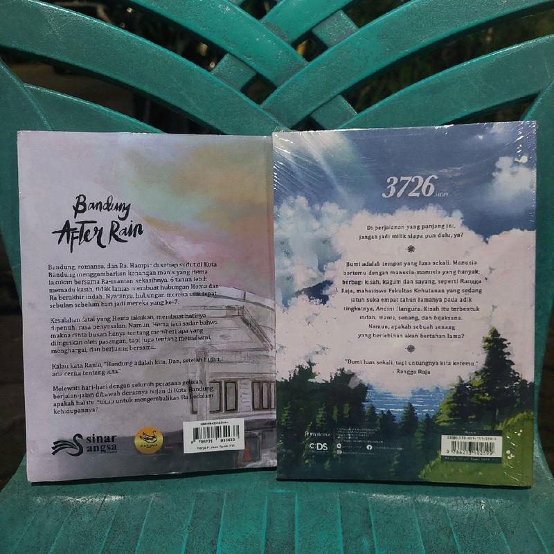 PAKET 2 NOVEL /3726 MDPL / BANDUNG AFTER RAIN 1