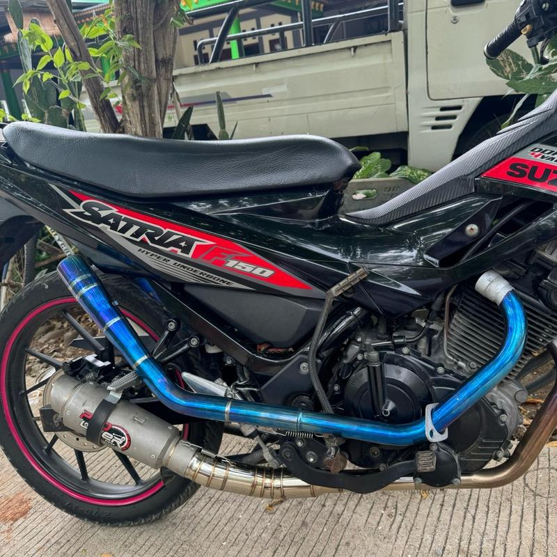 Leher knalpot satria fu bluemon road race diameter 50mm 1