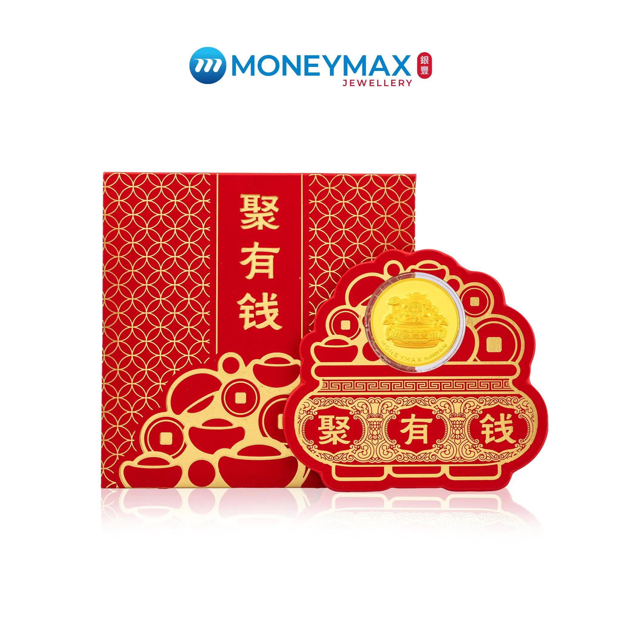 999.9 Gold | MAP124 | Fortune Gold Pot Token Collectibles | MoneyMax Jewellery