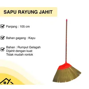 SAPU RAYUNG JAHIT MURAH BEST PRODUK / SAPU MURAH GAGANG KAYU