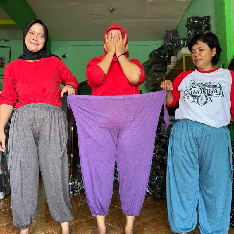 CELANA JUMBO JOGGER PANJANG WANITA KOREAN STYLE BATARA KRESNA 2