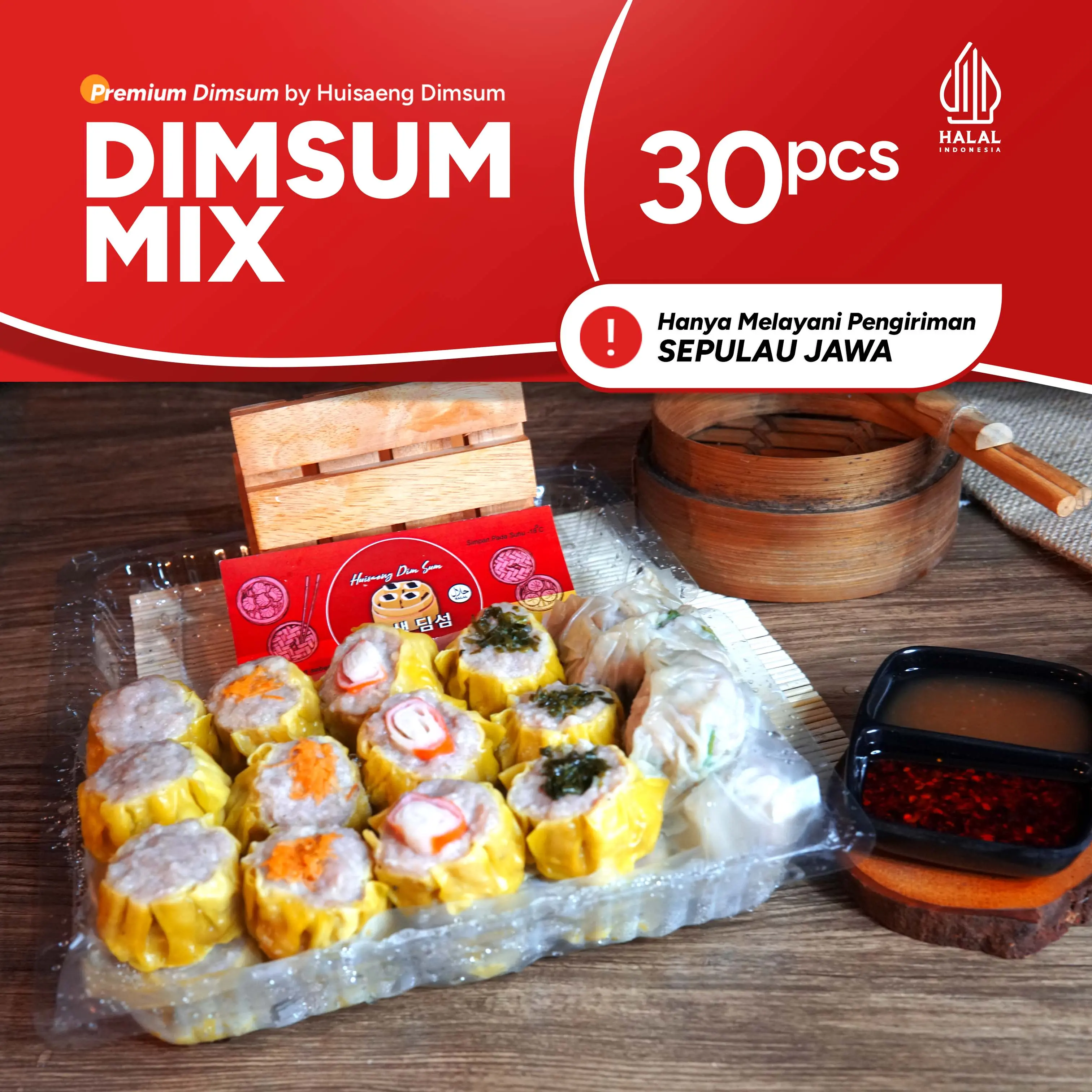 Dimsum Frozen Mix Isi 30 (PENGIRIMAN HANYA PULAU JAWA)