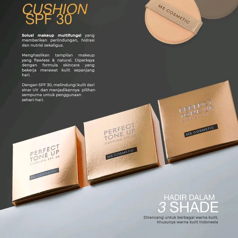 MS GLOW ULTRA MOIST CUSHION SPF 30 SEMUA TYPE KULIT CUSHION MS GLOW 2