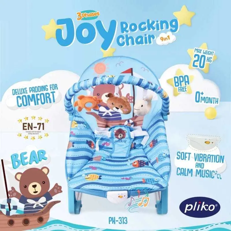 Bouncer Rocker Pliko Joy 9 in 1 ( bouncer ayun manual ) 3