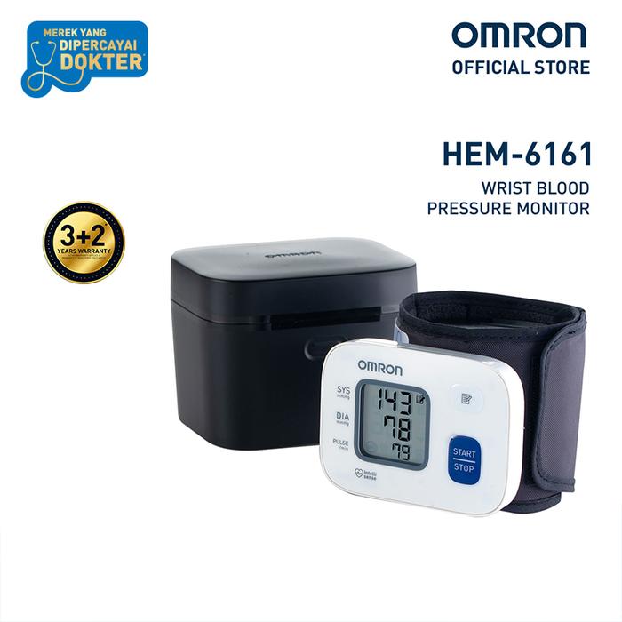 Gambar Omron Wrist Blood Pressure Monitor HEM 6161 dari OMRON Healthcare ID Kota Depok Tokopedia