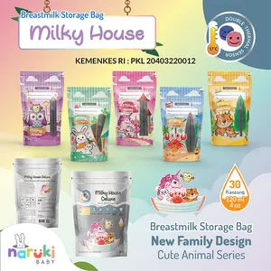 Milky House Kantong Asi Breastmilk Storage 120ml KEMENKES RI