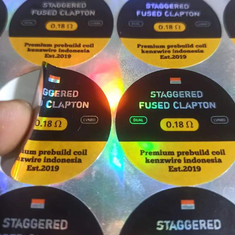 all varian stiker vinyl hologram kenzwire premium USA 6
