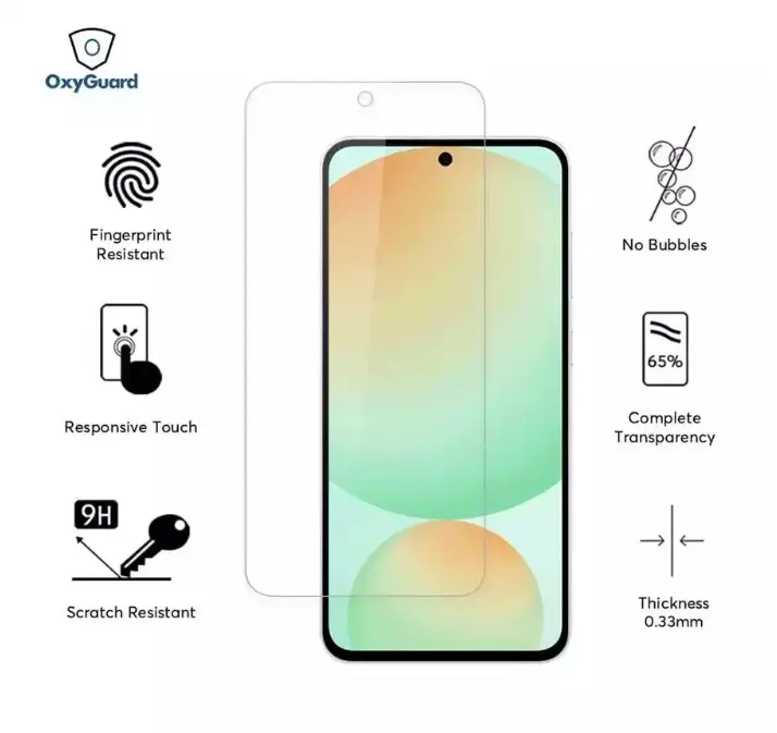 Tempered Glass for Samsung Galaxy A56 5G / A36 5G / A55 5G / A54 5G / A35 5G Oxyguard Premium Anti Gores Screen Protector 2