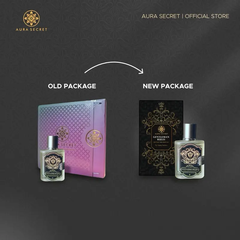 PARFUM AURA Gentleman Rules - PRIA / Cowok ORIGINAL BARCODE Extrait de Parfum 1