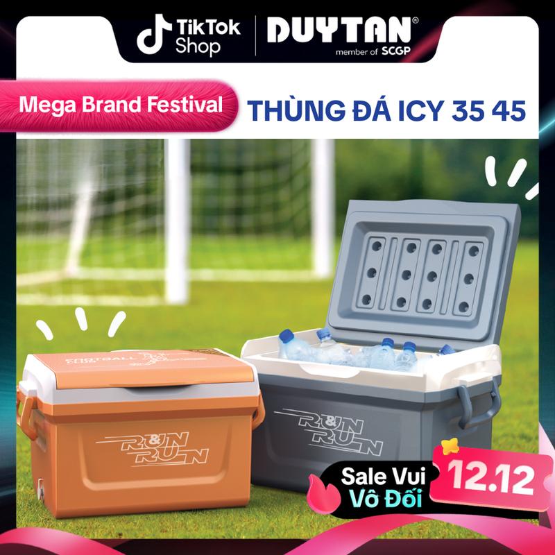  Thùng Đá ICY 45 lít Duy Tân Giữ Mát Giữ Nhiệt Giúp Lưu Trữ Thực Phẩm kiểu dáng chữ nhật hiện đại 