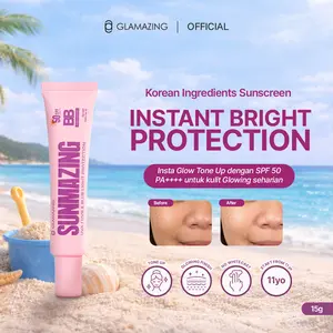 Glamazing - Sunmazing Brightening Booster (MINI 15ML !!) Sunscreen tone up spf 50 PA+++ Mencerahkan Wajah