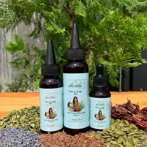 Hair & Scalp Oil Perawatan Rambut Rontok | High Porosyti