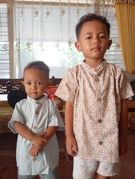 Product Review of ARDENLEON Atasan Kemeja Anak Laki Laki Aslan Batik Shirt 2.0 from n**s 0