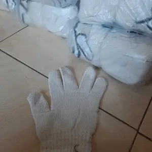 WORKING GLOVES 8B GREEN - SARUNG TANGAN KERJA INDUSTRI BENANG 8 HIJAU