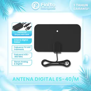 Antena Digital Type ES-40/M Adaptor USB High Signal Indoor Antena Kupu-Kupu Indoor