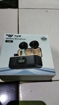 Product Review of TNW A30 Wireless Clip on Mic Microphone Dual Mikrofon Wireless Mikrofon hp Lavalier Microphone wireless Plug & Play Lapel Mic dan Charging Case for TikTok YouTube Facebook Live Stream from S**u N**s 0