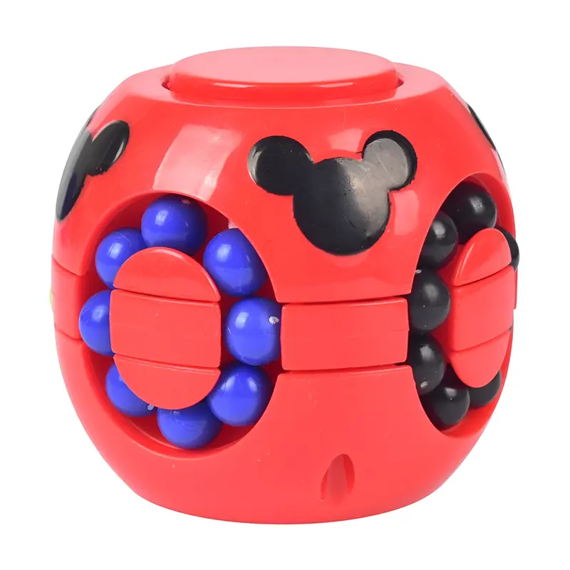 Mainan Anak Little Magic Bean Top / Magic bean cube, fingertip top, magic bean combination, round shape bisa COD Permainan Games Toys 2