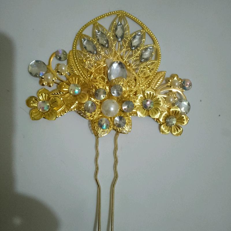 cucuk sanggul/Tusuk Konde Modern Elegan untuk Tari Pentas Karnaval dan Acara Resmi - Clips Aksesoris Jedai 5