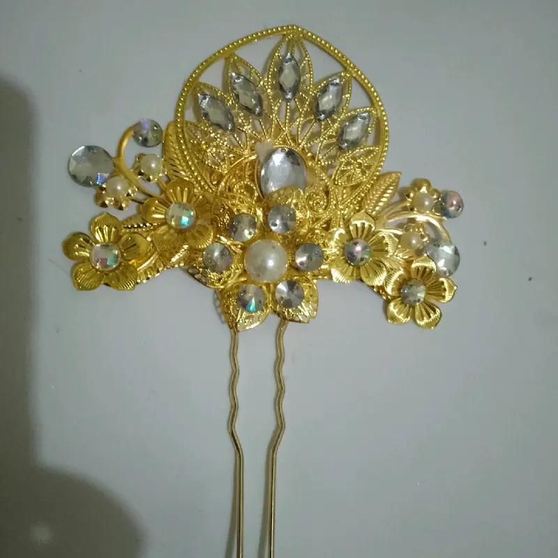 cucuk sanggul/Tusuk Konde Modern Elegan untuk Tari Pentas Karnaval dan Acara Resmi - Clips Aksesoris Jedai 5