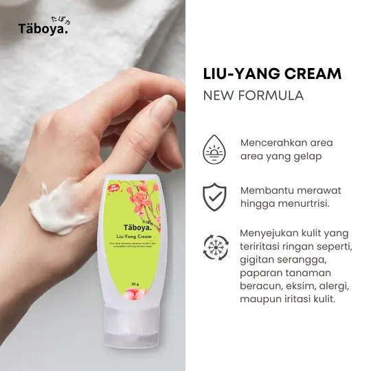 BUY 1 DAPAT 3!!Taboya Liu Yang Bundling 3 pcs - Krim Bekas Luka Mencerahkan Kulit Anti Iritasi