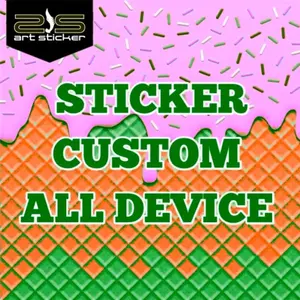 Stiker Custom bahan Vinil dan Hologram