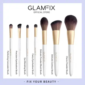 Kuas Make Up GLAM FIX Classic Brush Series Delicate Glow Fancy Brush