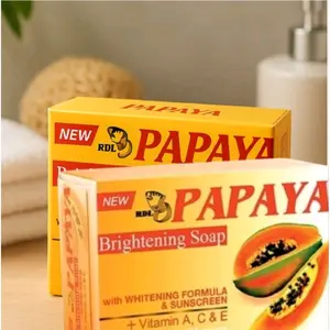 RDL Papaya Sabun Pencerah Kulit dengan Formula Pemutih & Sunscreen Vitamin A C & E