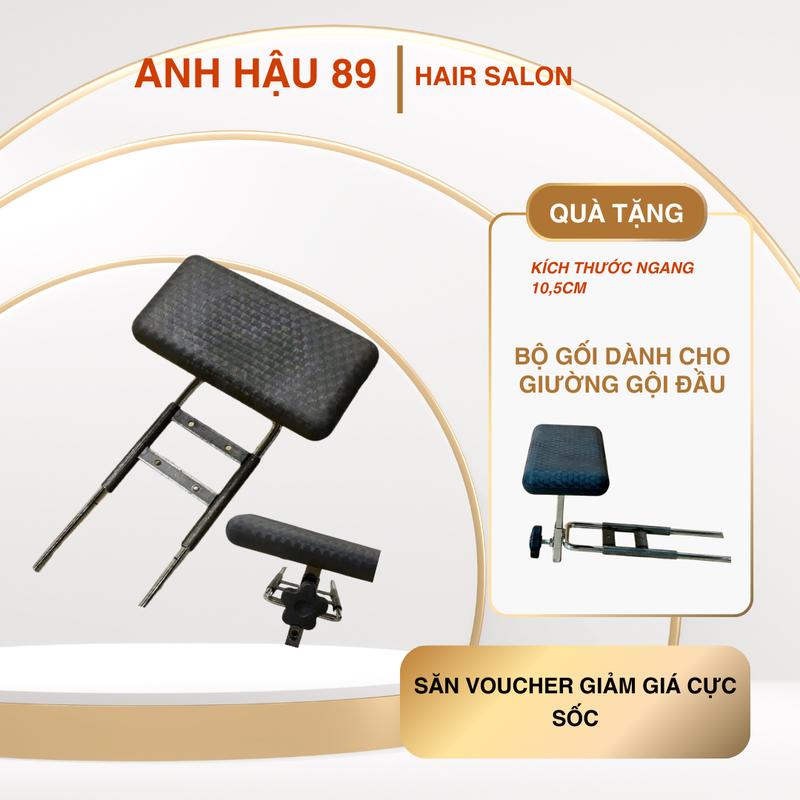 Gối đầu giường gội 2 in 1 lõi sắt to 10,5cm bọc gối giường gội bọc gối