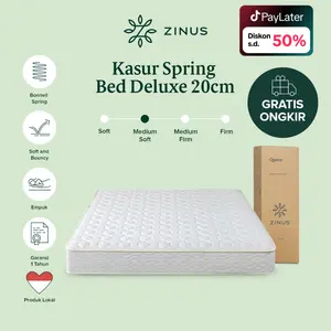Kasur in a box Spring Bed Zinus Tebal 20cm Furniture [COD]