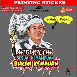 Ekslusif Stiker Kang dedi mulyadi / stiker KDM / Stiker Bapa Aing / sticker kang dedi