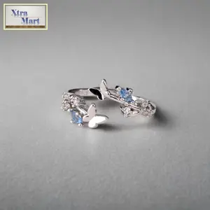 XM - Cincin Fashion Wanita Kupu Kupu Cantik Cincin Kupu Kupu