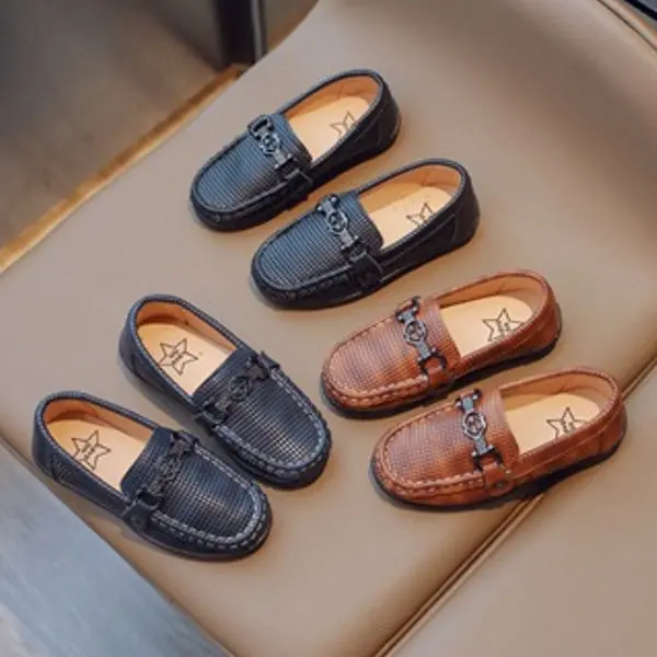 KFO52-Sepatu Anak Formal Laki Perempuan Unisex Loafer Vantofel 0