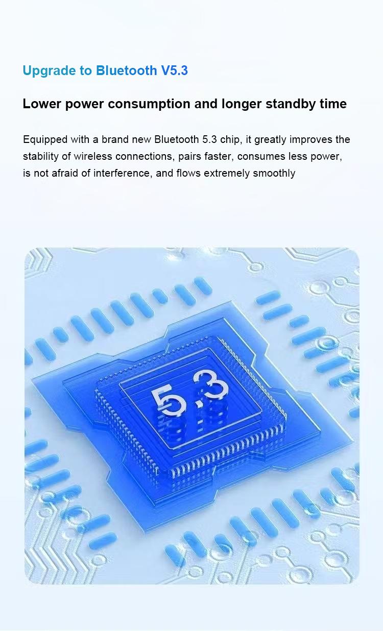 Lenovo ThinkPlus LP90 TWS Headphone Nirkabel Earphone Bluetooth 5.3 Tahan Air dengan Mic untuk Xiaomi iPhone Pro4 Earbud Bass Wireless Putih Headset dengan ENC Noise-Cancelling dan Bateri 20 Jam