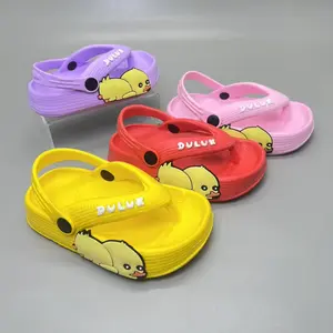 NiHaoBaby Size 20-29 Dulux 510 Sandal Anak Perempuan Cewek Karakter Bebek / Sandal Jepit Bayi & Balita