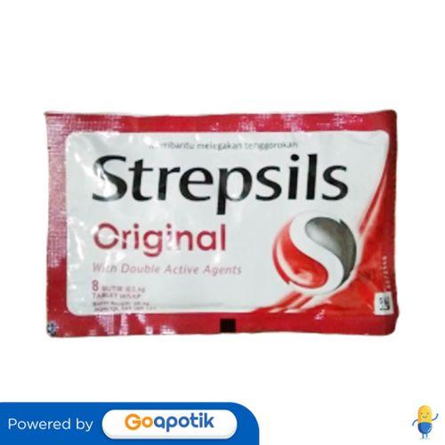 Gambar STREPSILS ORIGINAL SACHET 6 BUTIR dari Apotik Holong by GoApotik Kota Administrasi Jakarta Barat Tokopedia
