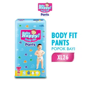 Popok Bayi Celana BabyHappy Bodyfit Pants XL26 - Perlindungan dan Kenyamanan Maksimum - Diaper pempers