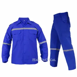 Wearpack Setelan Baju dan Celana Panjang | Katelpak Safety Setelan | Kemeja Seragam Kerja Proyek   Katun