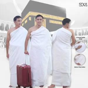 Soka - Kain Ihrom Pria Dewasa - Perlengkapan Pakaian Haji Dan Umroh
