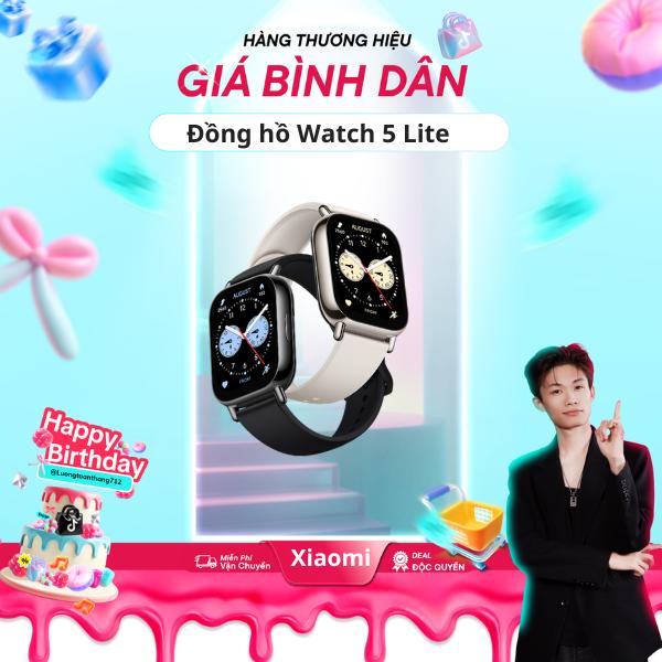   Lương Toàn Thắng  Đồng Hồ Thông Minh Xiaomi Redmi Watch 5 Lite - Phiên bản quốc tế có tiếng việt Smartwatch 