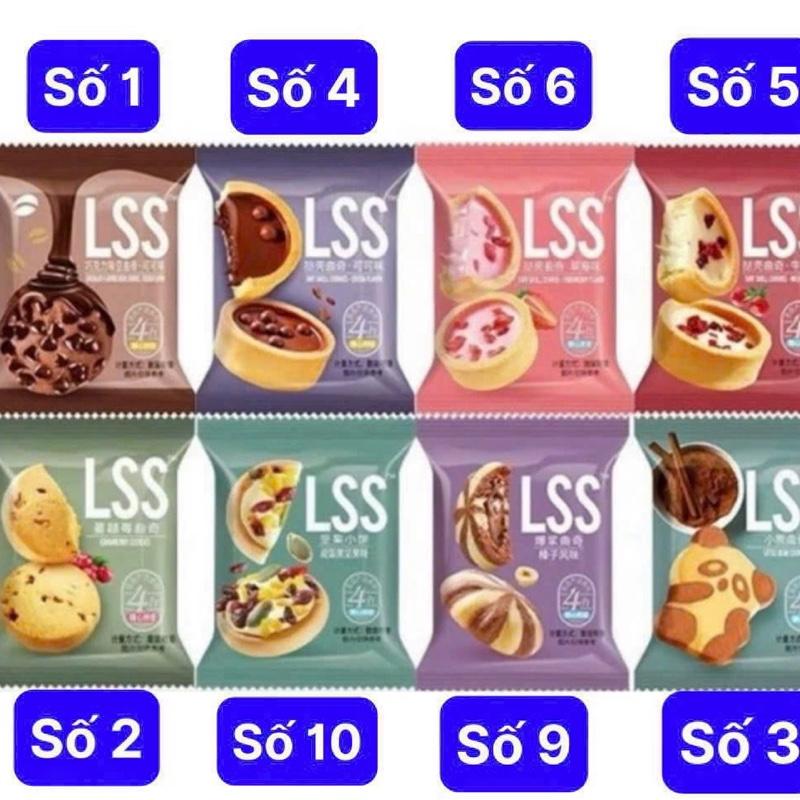   Mua 1kg tặng kẹo  Bánh quy bơ sữa socola LSS mix đủ 8 vị. NGÀY IN TRÊN BAO BÌ Là ngày SẢN XUẤT  Ăn Vặt Thức Ăn Sô Cô La 